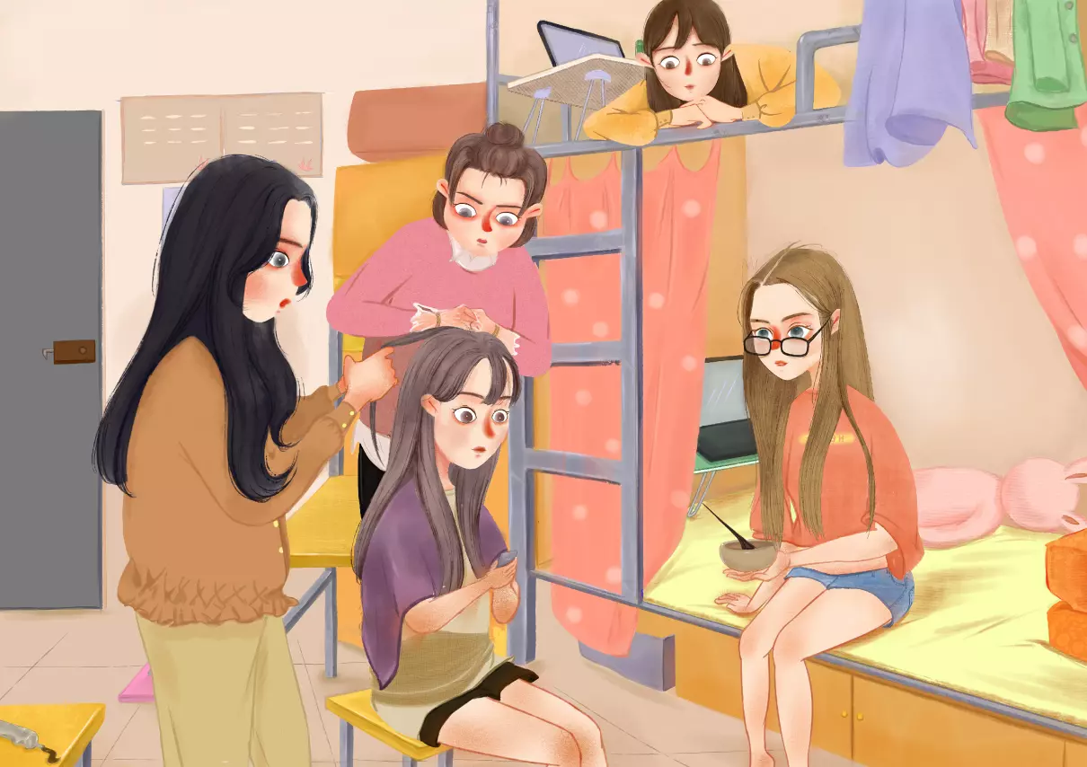 梦到一群女同学是什么意思周公解梦(2)