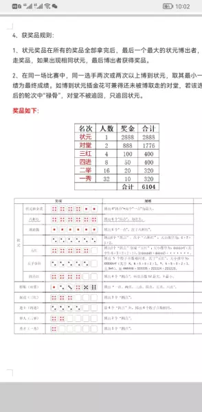 博饼规则五个一大还是五个二大(10)