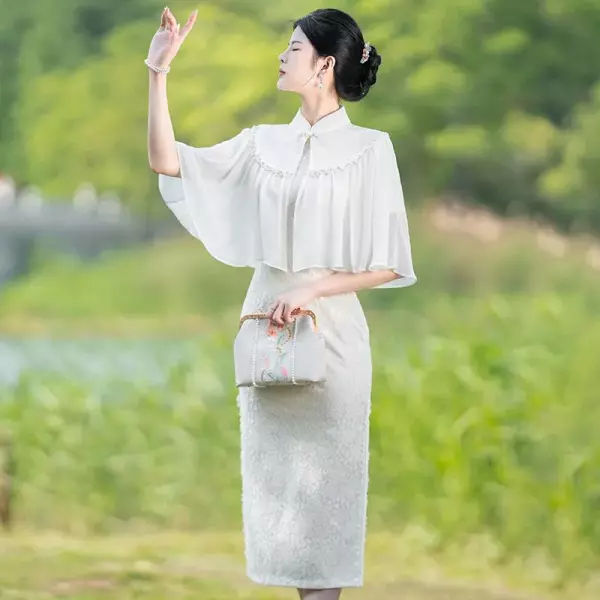 白色旗袍适合什么场合穿(1)