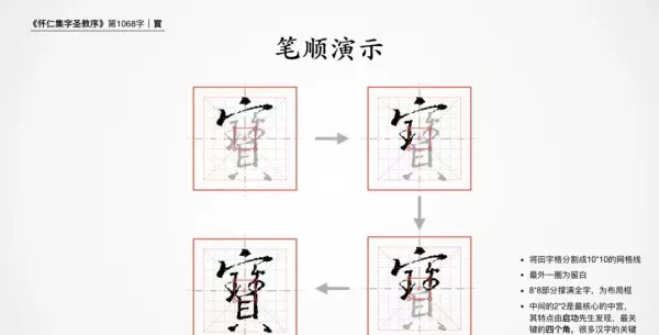 宝字笔顺笔画顺序怎么写(2)