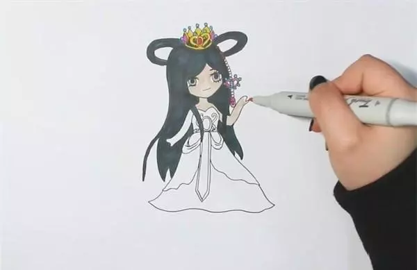 仙女怎么画简单又漂亮(4)