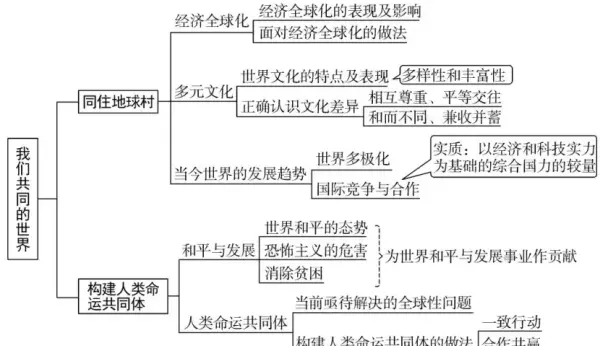 珍爱生命构建命运共同体思维导图怎么画(1)