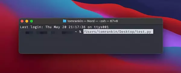 mac怎么在终端运行python(4)