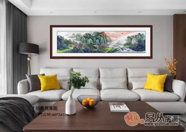客厅挂什么字画好?这幅字画就够了!朋友都夸我眼光好(5)