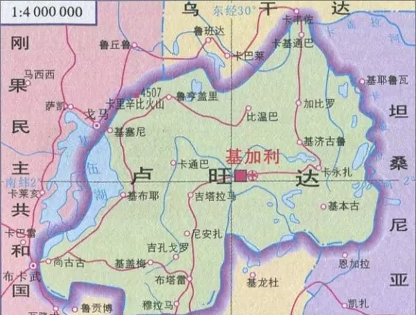 卢旺达在非洲的哪个位置(1)