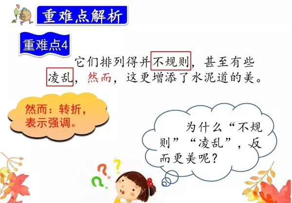 水洼的意思三年级铺满金色巴掌的水泥道(59)