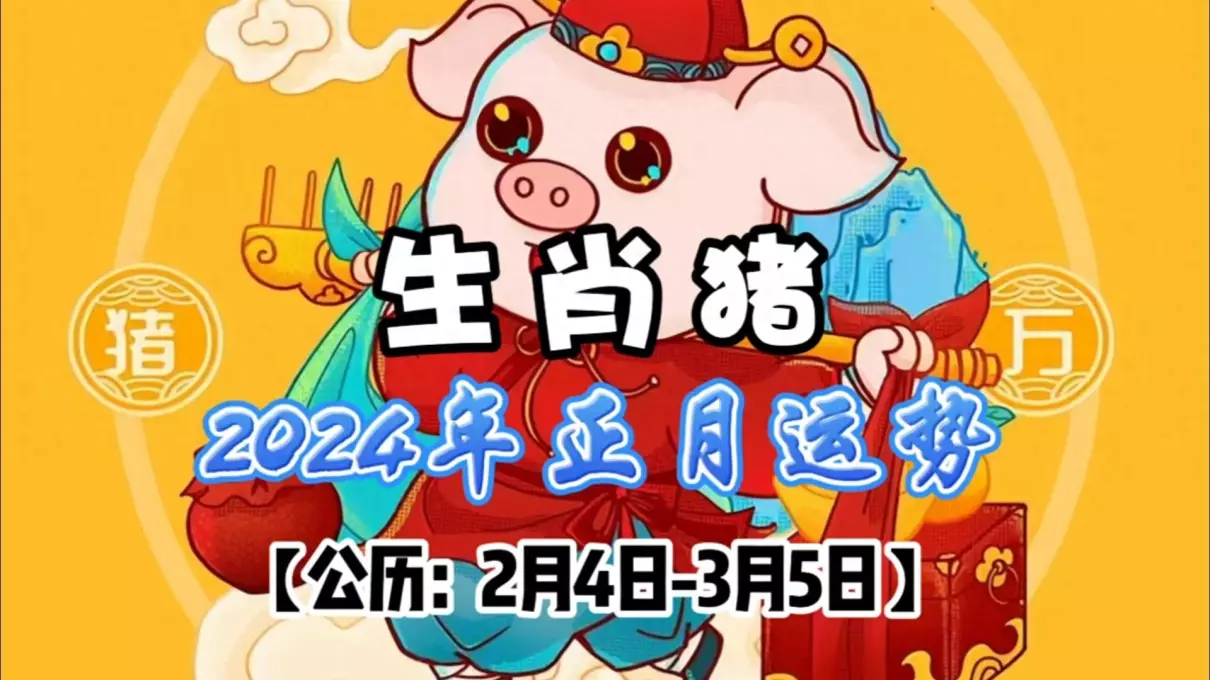 属猪人正月初八明年运势怎么样呀女生(1)