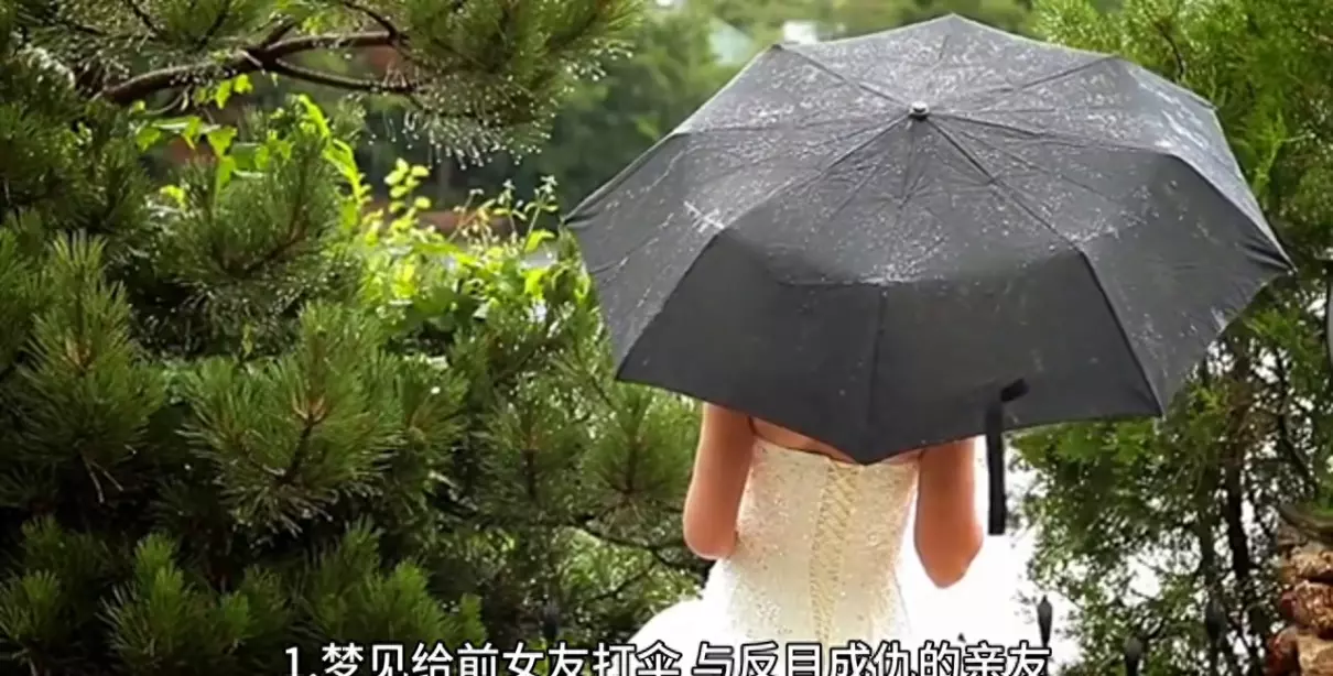 梦见下雨打伞是什么征兆周公解梦(1)